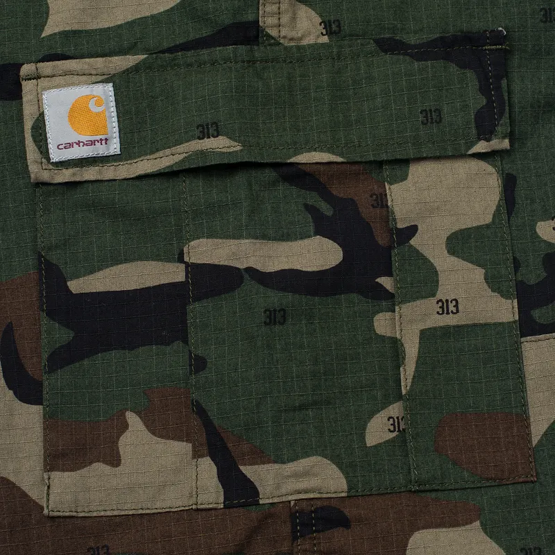 Carhartt WIP Мужские брюки Aviation Columbia Ripstop 6.5 Oz