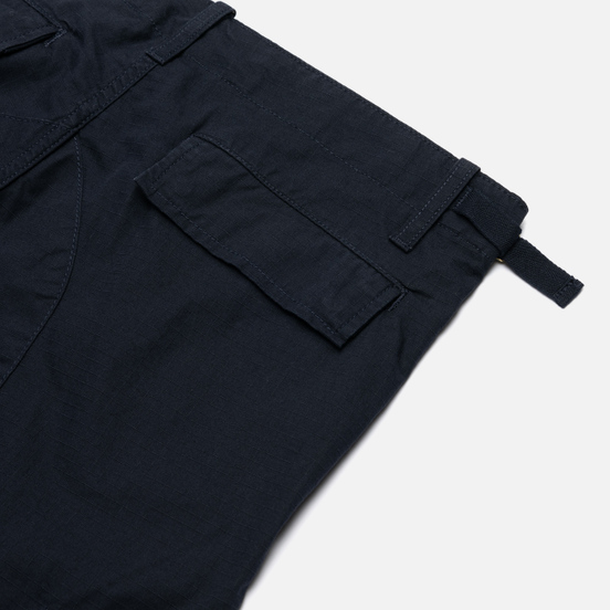 Мужские брюки Carhartt WIP Aviation Columbia Ripstop 6.5 Oz Dark Navy Rinsed