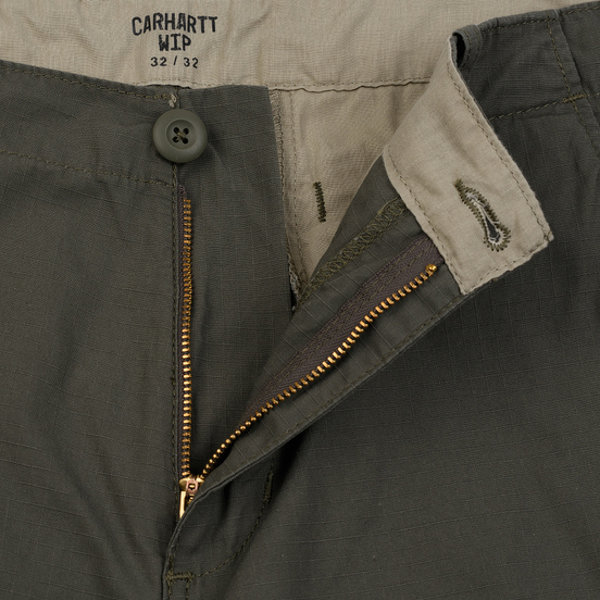Мужские брюки Carhartt WIP Aviation Columbia Ripstop 6.5 Oz Moor Rinsed