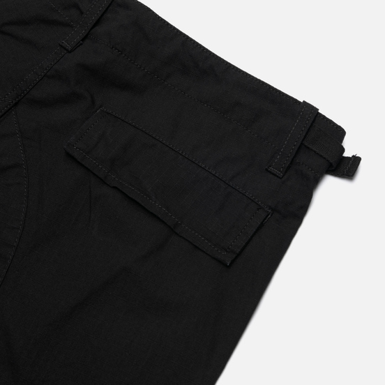 Мужские брюки Carhartt WIP Aviation Columbia Ripstop 6.5 Oz Black Rinsed