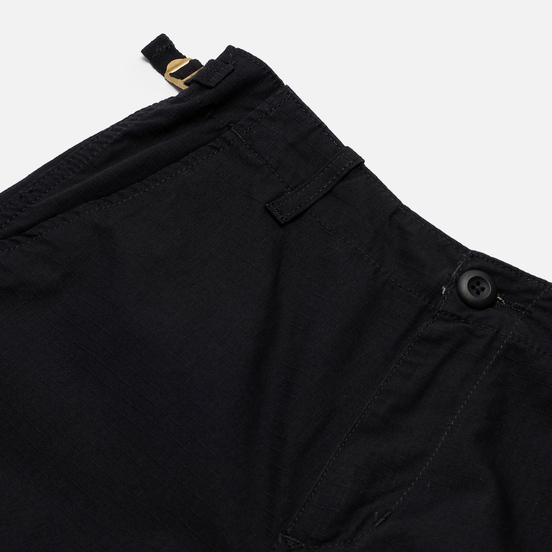 Мужские брюки Carhartt WIP Aviation Columbia Ripstop 6.5 Oz Black Rinsed