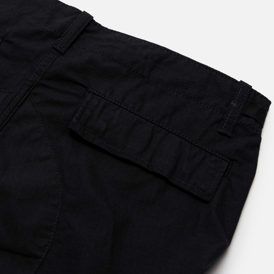 Мужские брюки Carhartt WIP Aviation Columbia Ripstop 6.5 Oz Black Rinsed