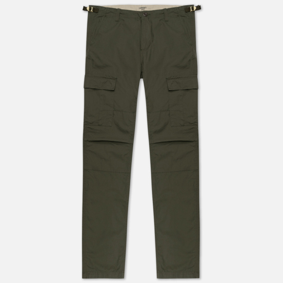 Мужские брюки Carhartt WIP Aviation Columbia Ripstop 6.5 Oz Cypress Rinsed