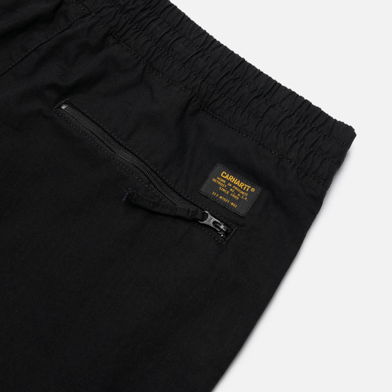 Мужские брюки Carhartt WIP Cargo Jogger Ripstop 6.5 Oz Black Rinsed