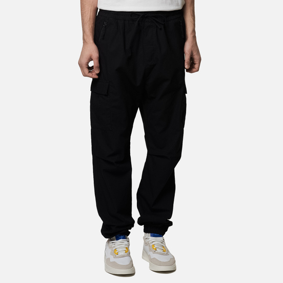 Мужские брюки Carhartt WIP Cargo Jogger Ripstop 6.5 Oz Black Rinsed