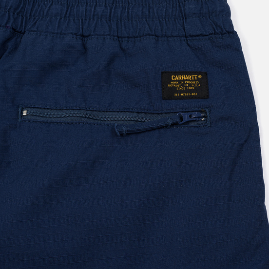 Мужские брюки Carhartt WIP Cargo Jogger Ripstop 6.5 Oz Blue Rinsed