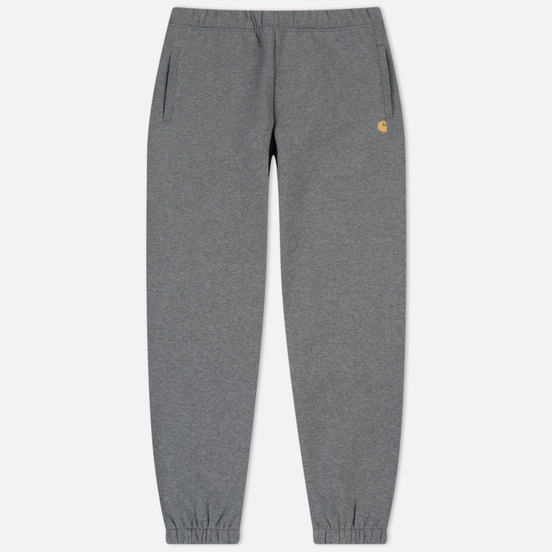 Мужские брюки Carhartt WIP Chase 13 Oz Dark Grey Heather/Gold