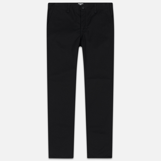 Мужские брюки Carhartt WIP Club 9 Oz Black Rigid
