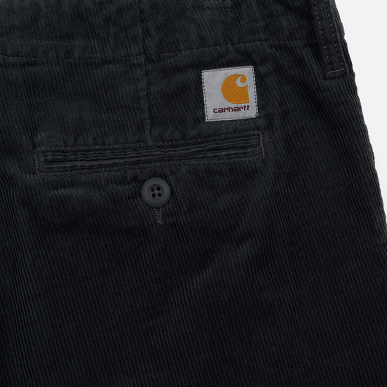 Мужские брюки Carhartt WIP Club Wales 9.4 Oz Blacksmith Rinsed
