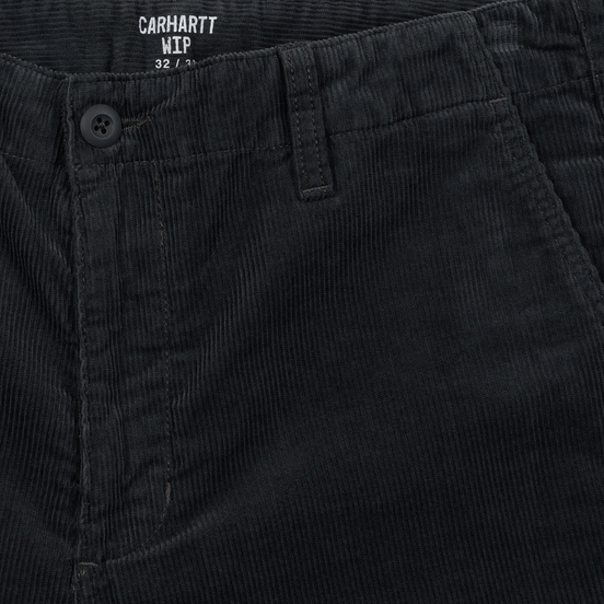 Мужские брюки Carhartt WIP Club Wales 9.4 Oz Blacksmith Rinsed