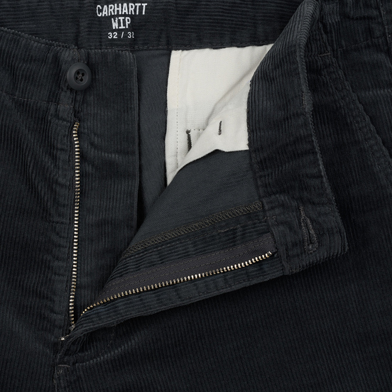 Мужские брюки Carhartt WIP Club Wales 9.4 Oz Blacksmith Rinsed