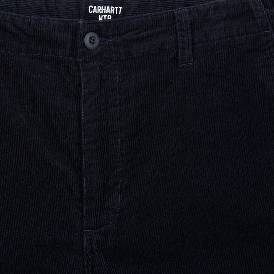 Мужские брюки Carhartt WIP Club Wales 9.4 Oz Dark Navy Rinsed