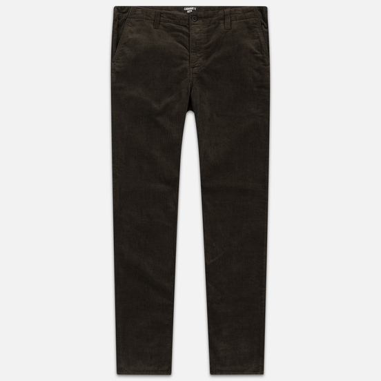 Мужские брюки Carhartt WIP Club Wales 9.4 Oz Tobacco Rinsed