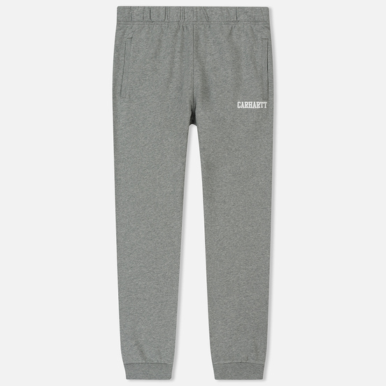 Мужские брюки Carhartt WIP College 9.4 Oz Grey Heather/White