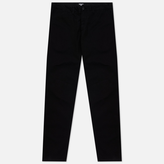 Мужские брюки Carhartt WIP Johnson Twill 8.4 Oz Black