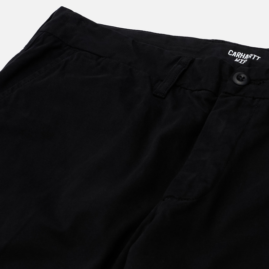 Мужские брюки Carhartt WIP Johnson Twill 8.4 Oz Black