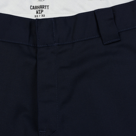 Мужские брюки Carhartt WIP Master 8.8 Oz Dark Navy Rinsed