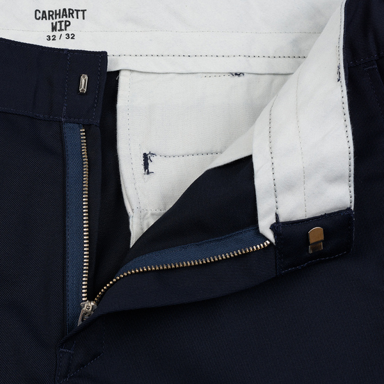 Мужские брюки Carhartt WIP Master 8.8 Oz Dark Navy Rinsed