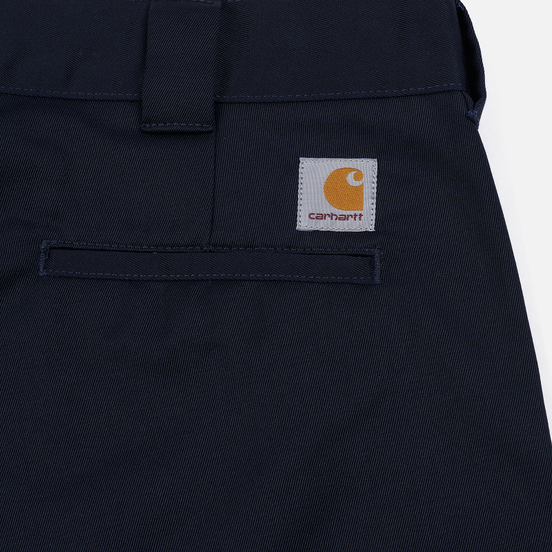 Мужские брюки Carhartt WIP Master 8.8 Oz Dark Navy Rinsed