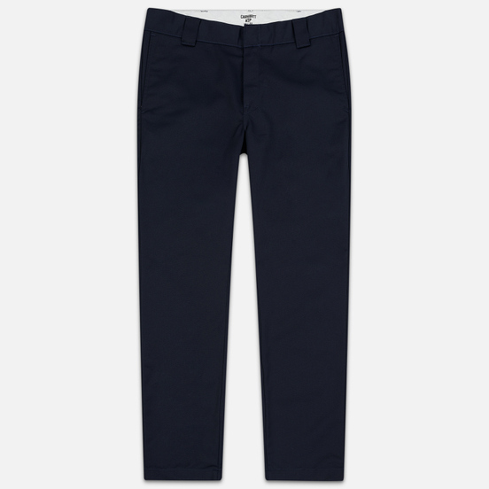 Мужские брюки Carhartt WIP Master 8.8 Oz Dark Navy Rinsed