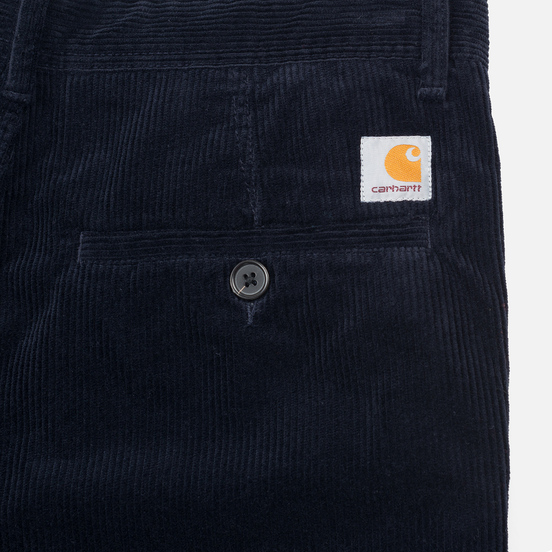 Мужские брюки Carhartt WIP Menson 9.7 Oz Dark Navy Rinsed