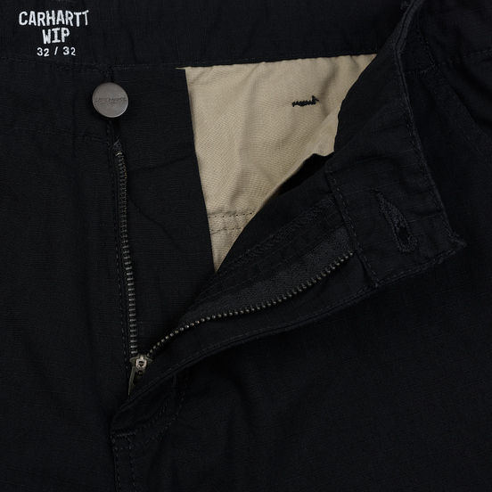 Мужские брюки Carhartt WIP Regular Cargo 6.5 Oz Black Rinsed