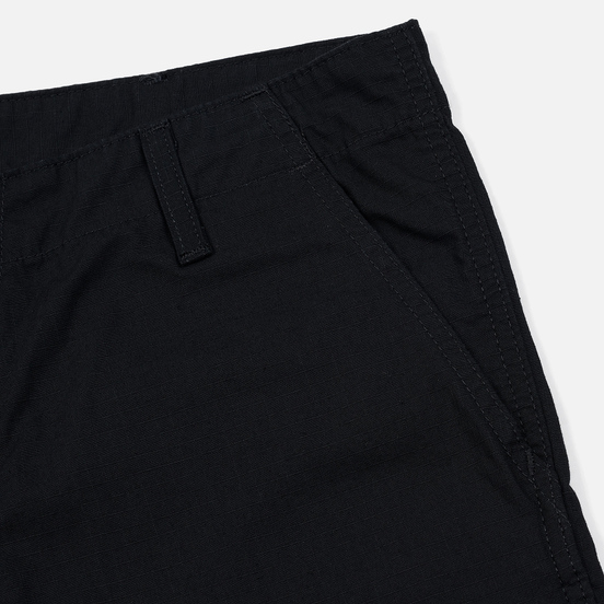 Мужские брюки Carhartt WIP Regular Cargo 6.5 Oz Black Rinsed