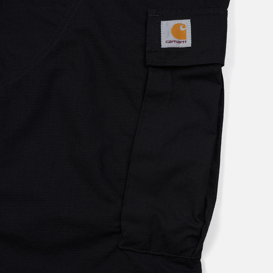 Мужские брюки Carhartt WIP Regular Cargo 6.5 Oz Black Rinsed