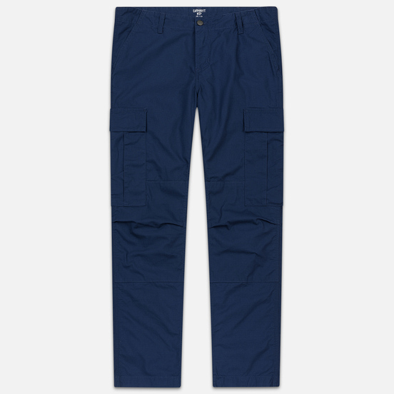 Мужские брюки Carhartt WIP Regular Cargo 6.5 Oz Blue Rinsed