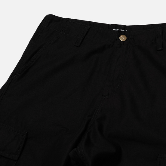 Мужские брюки Carhartt WIP Regular Cargo 8 Oz Black Stone Washed