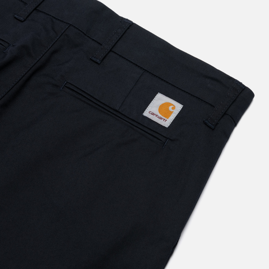 Мужские брюки Carhartt WIP Sid 8.6 Oz Dark Navy Rinsed