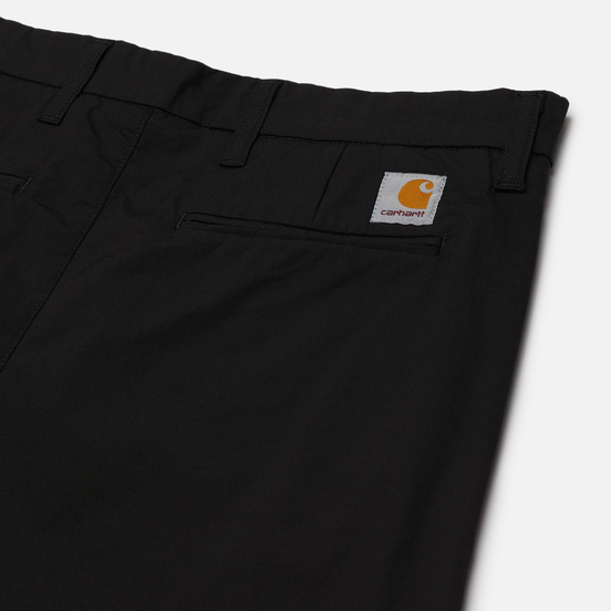 Мужские брюки Carhartt WIP Sid Pant 5.5 Oz Black (Rinsed)