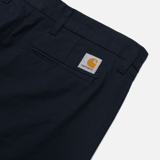 Мужские брюки Carhartt WIP Sid Pant 5.5 Oz Dark Navy Rinsed