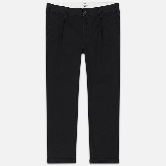 Мужские брюки Carhartt WIP Taylor 8 Oz Black Stone Washed