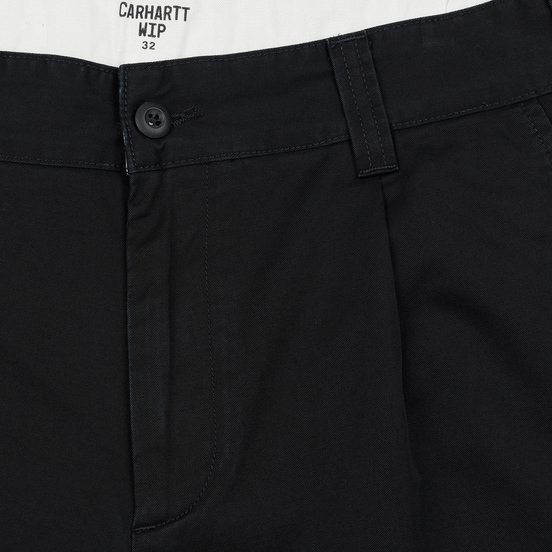 Мужские брюки Carhartt WIP Taylor 8 Oz Black Stone Washed