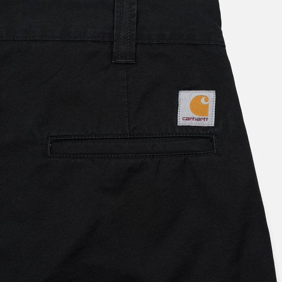 Мужские брюки Carhartt WIP Taylor 8 Oz Black Stone Washed