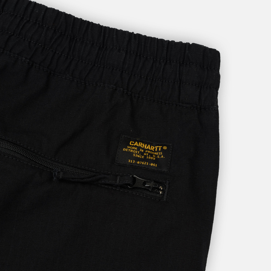 Мужские брюки Carhartt WIP Valiant Jogger 6.5 Oz Black Rinsed
