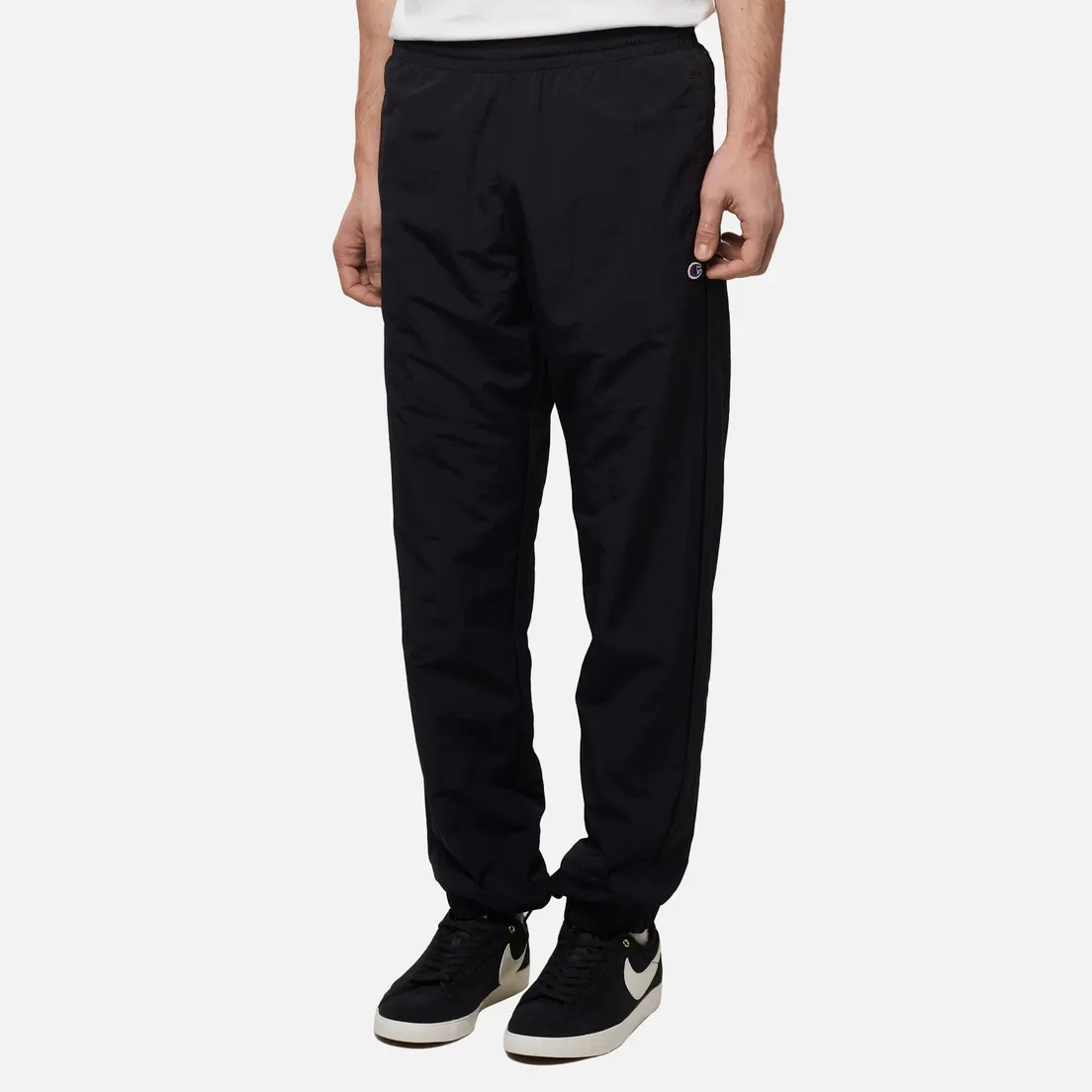 Champion Reverse Weave Мужские брюки C Logo Patch Cuffed Track