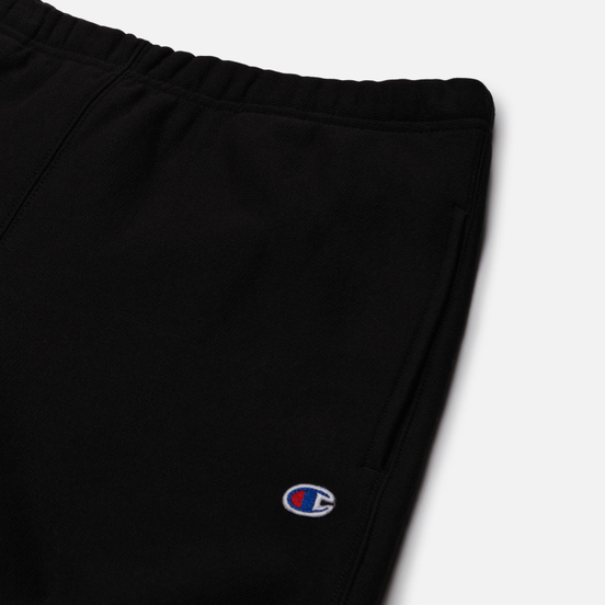 Мужские брюки Champion Reverse Weave Elastic Cuff Brushed Fleece Black