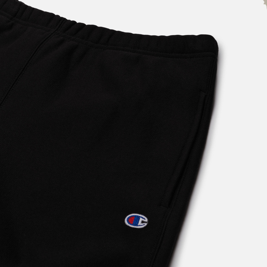 Мужские брюки Champion Reverse Weave Elastic Cuff Brushed Fleece Black