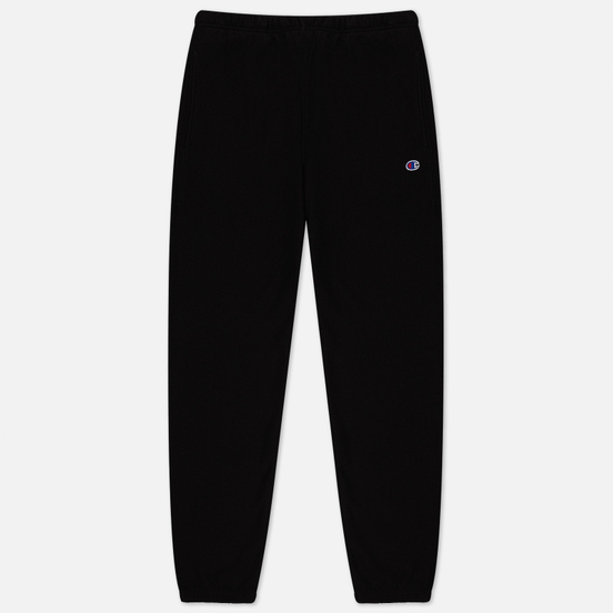 Мужские брюки Champion Reverse Weave Elastic Cuff Brushed Fleece Black