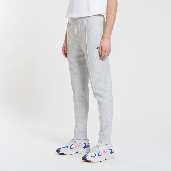 Мужские брюки Champion Reverse Weave Rib Cuffed Joggers Light Grey