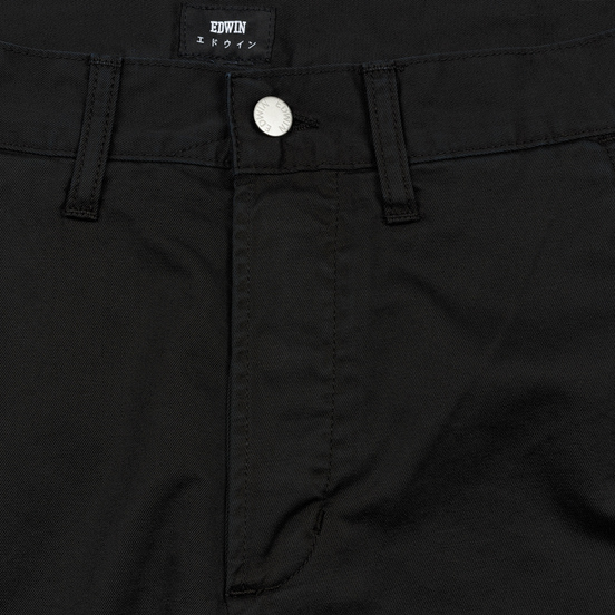 Мужские брюки Edwin 45 Combat 9 Oz Garment Dyed Enzyme Wash Black