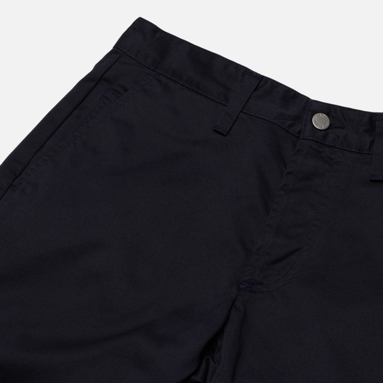 Мужские брюки Edwin ED-55 Chino Compact Twill 9 Oz Navy Plain Rinsed
