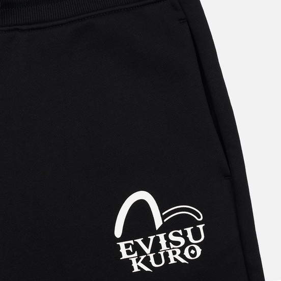 Мужские брюки Evisu Evisukuro & Hannya Ritual Black