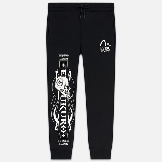 Мужские брюки Evisu Evisukuro & Hannya Ritual Black