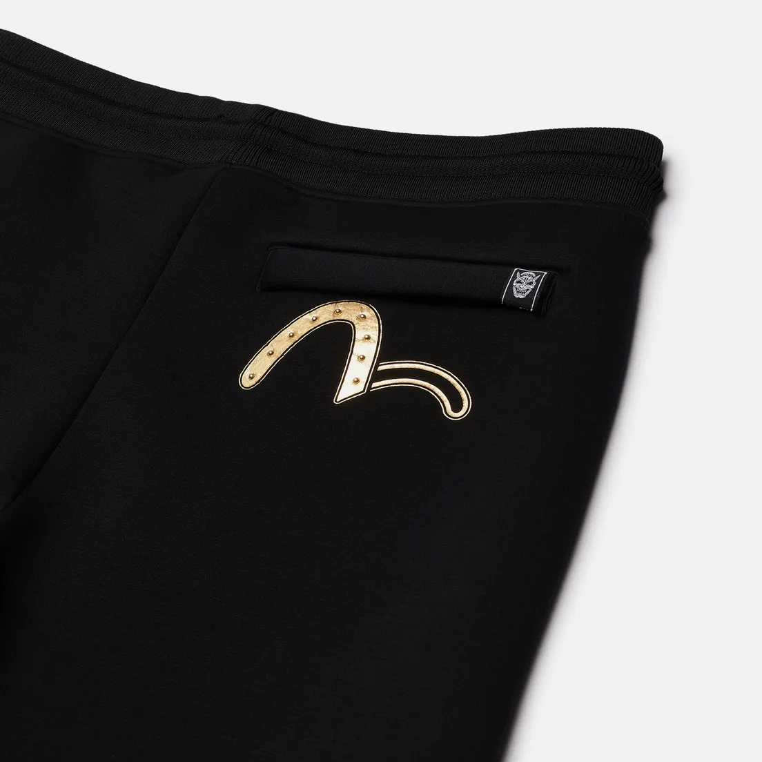 Evisu Мужские брюки Evisukuro Studded Hannya & Seagull