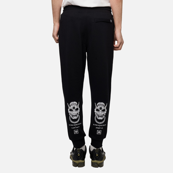 Мужские брюки Evisu Hannya Rings & Seagull Black