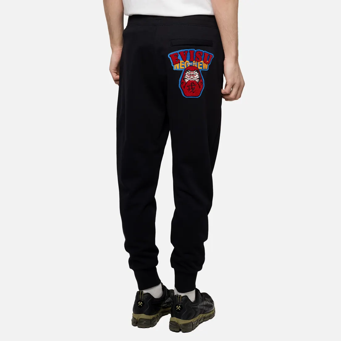 Evisu Мужские брюки Heritage Daruma Towel Embroidered