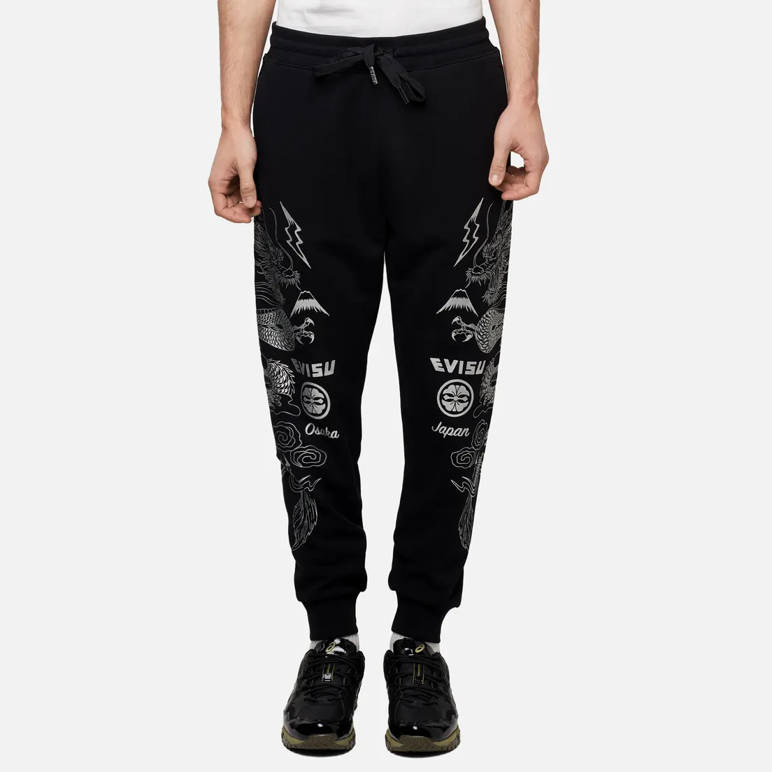 Evisu Мужские брюки Heritage Foil Printed Dragon